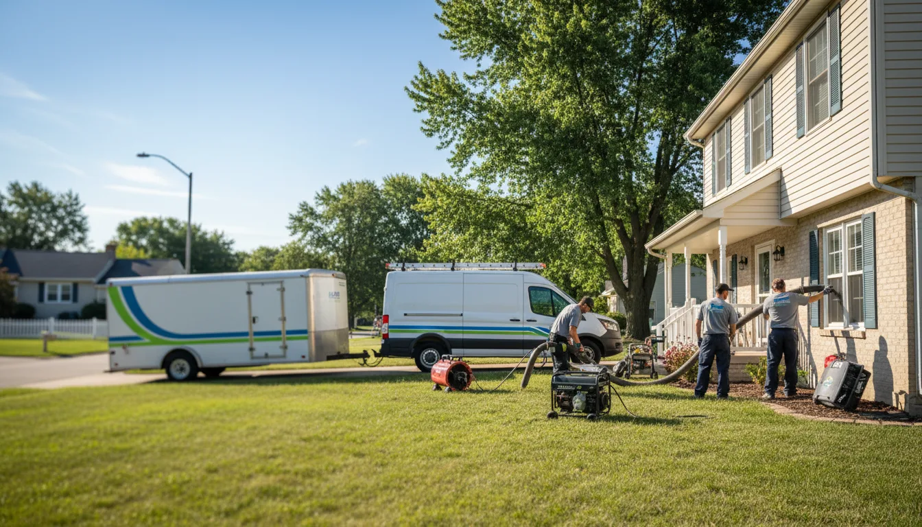 Flooded Basement Restoration And Cleanup With Repair in Allerton, IA near me